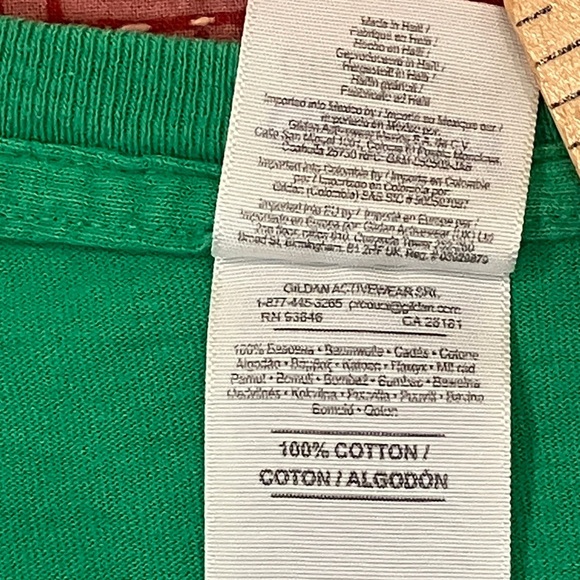 Men’s size large green trefoil onthepipe tshirt - Picture 3 of 13